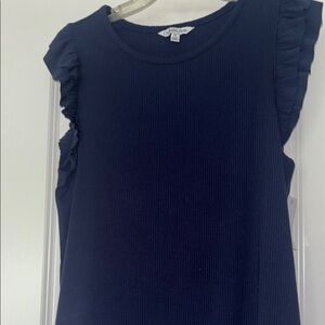 NWT Ophelia Roe Navy Blue Top